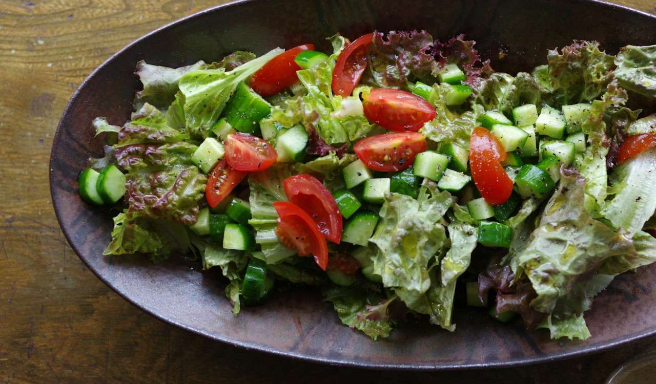 Grilled Chicken Salad with Fresh Cilantro Lime Dressing